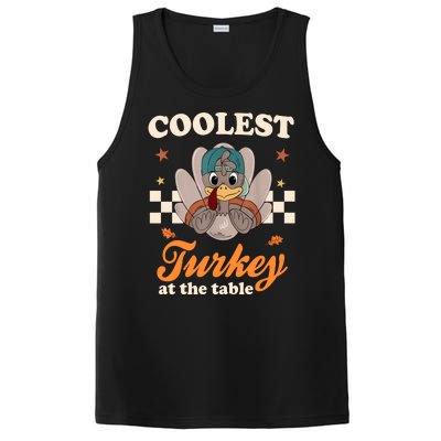 Coolest Turkey At The Table Cute Thanksgiving PosiCharge Competitor Tank