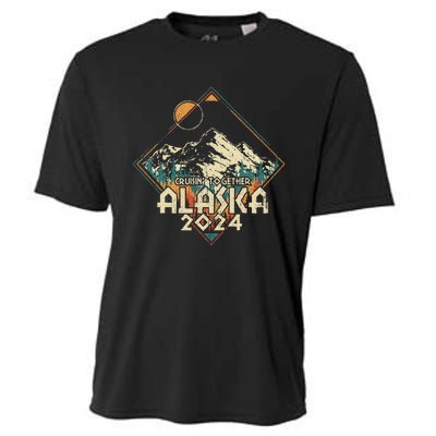 Cruisin Together Alaska 2024 Alaskan Cruise Trip Matching Cooling Performance Crew T-Shirt