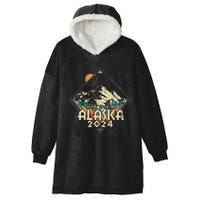 Cruisin Together Alaska 2024 Alaskan Cruise Trip Matching Hooded Wearable Blanket