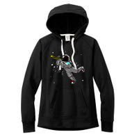 Cool Trumpet Astronaut Trumpet Player Musician Women's Fleece Hoodie