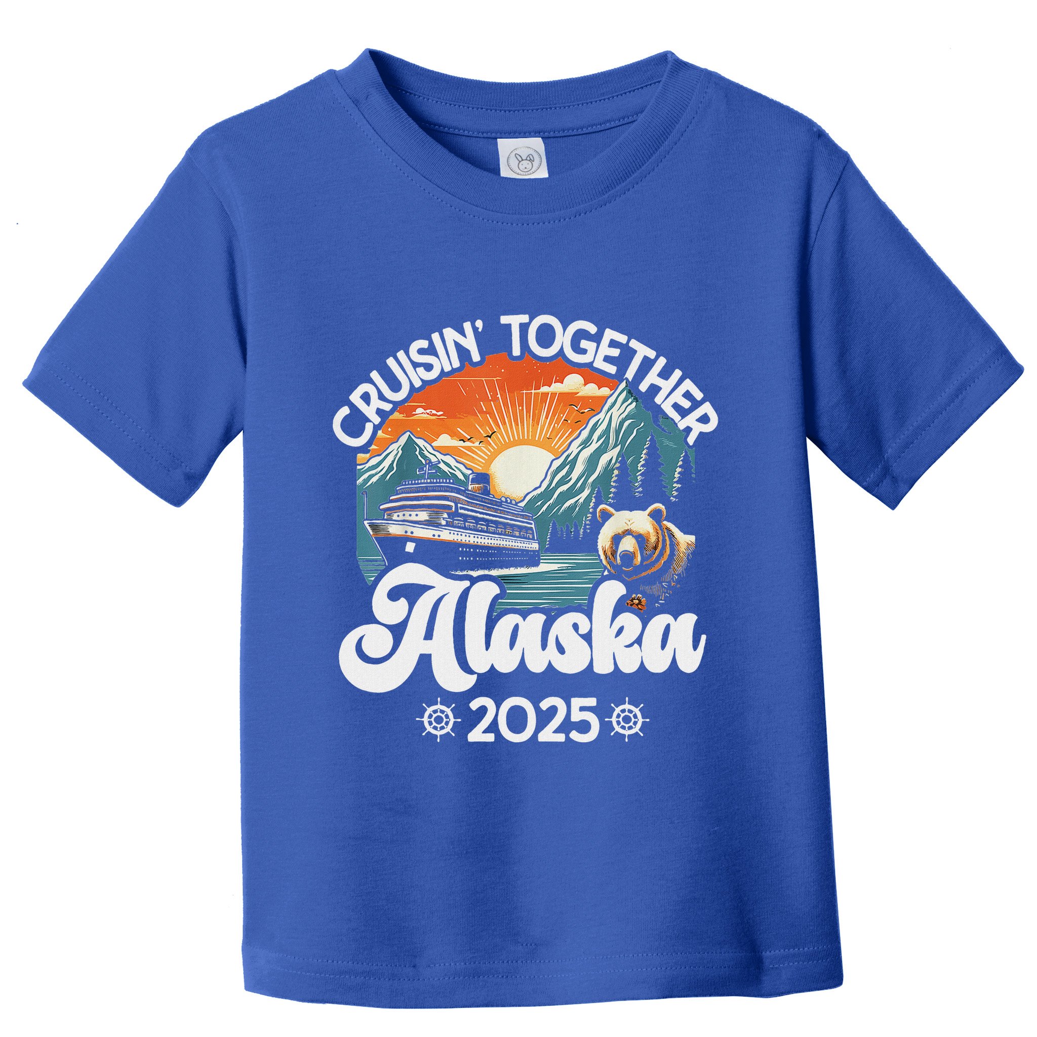 Cruisin Together Alaska 2025 Family Toddler T-Shirt