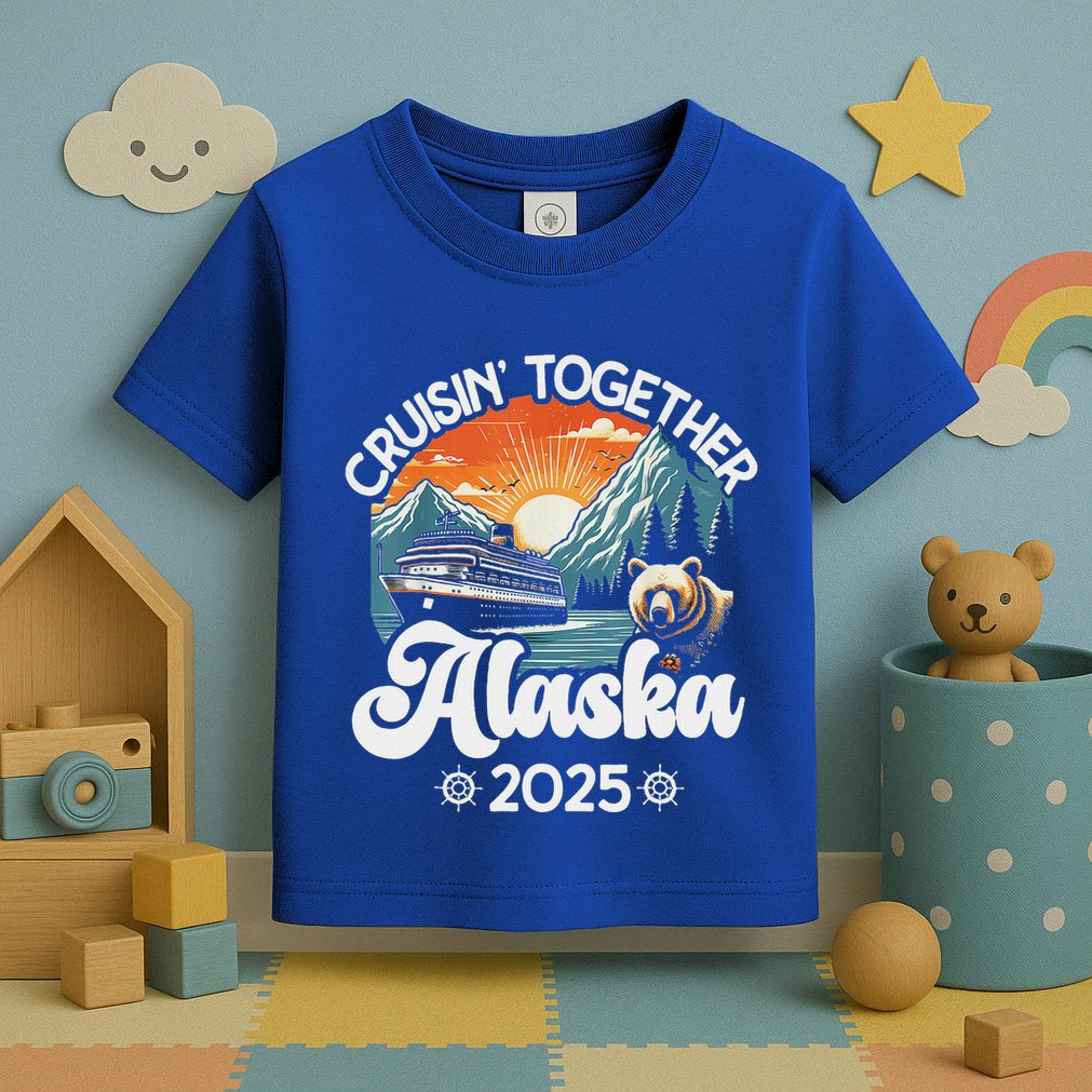 Cruisin Together Alaska 2025 Family Toddler T-Shirt