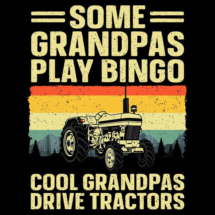Cool Tractor Art For Grandpa Farming Farmer Farm Tractor City Backpack