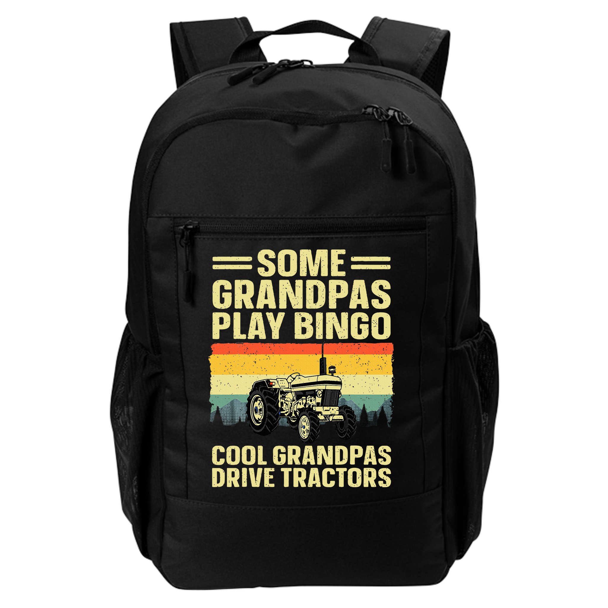 Cool Tractor Art For Grandpa Farming Farmer Farm Tractor Backpack