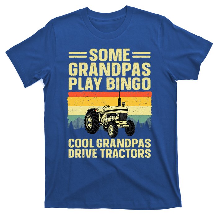 Cool Tractor Art For Grandpa Farming Farmer Farm Tractor T-Shirt