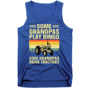 Cool Tractor Art For Grandpa Farming Farmer Farm Tractor Tank Top