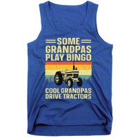 Cool Tractor Art For Grandpa Farming Farmer Farm Tractor Tank Top