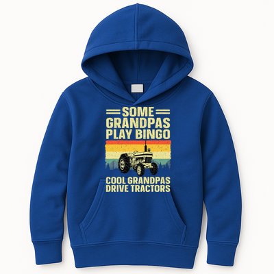 Cool Tractor Art For Grandpa Farming Farmer Farm Tractor Kids Hoodie
