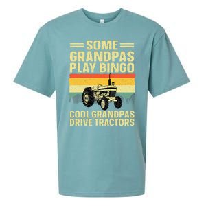 Cool Tractor Art For Grandpa Farming Farmer Farm Tractor Sueded Cloud Jersey T-Shirt