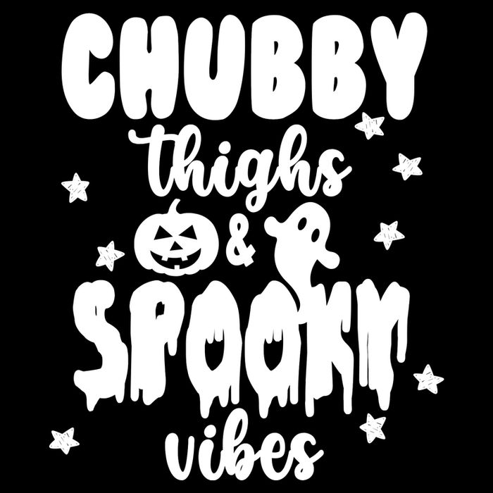 Chubby Thighs And Spooky Vibes Cute Halloween Drawstring Bag