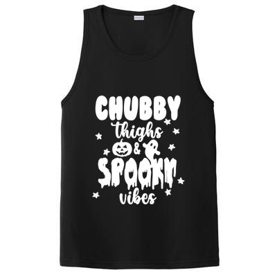 Chubby Thighs And Spooky Vibes Cute Halloween PosiCharge Competitor Tank