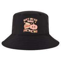 Cute Thanksgiving Aint No Lie Baby Pie Pie Pie Retro Cartoon Pumpkin Pie Cool Comfort Performance Bucket Hat