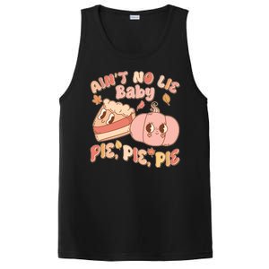 Cute Thanksgiving Aint No Lie Baby Pie Pie Pie Retro Cartoon Pumpkin Pie PosiCharge Competitor Tank