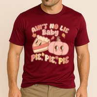 Cute Thanksgiving Aint No Lie Baby Pie Pie Pie Retro Cartoon Pumpkin Pie Cooling Performance Crew T-Shirt