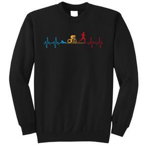 Cool Triathlon Art Triathlete Endurance Sport Sweatshirt