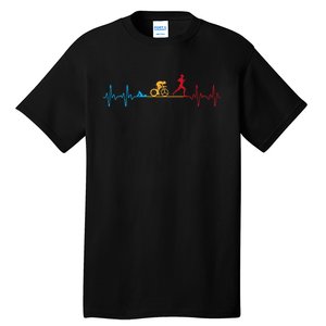 Cool Triathlon Art Triathlete Endurance Sport Tall T-Shirt