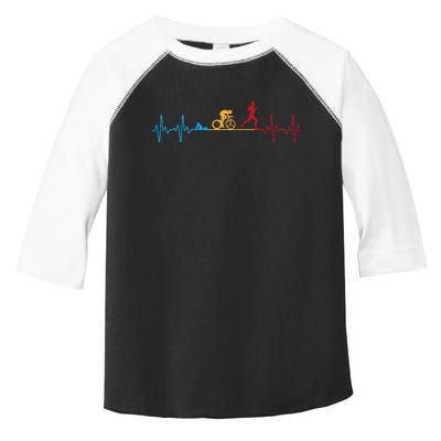 Cool Triathlon Art Triathlete Endurance Sport Toddler Fine Jersey T-Shirt