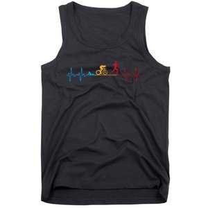 Cool Triathlon Art Triathlete Endurance Sport Tank Top