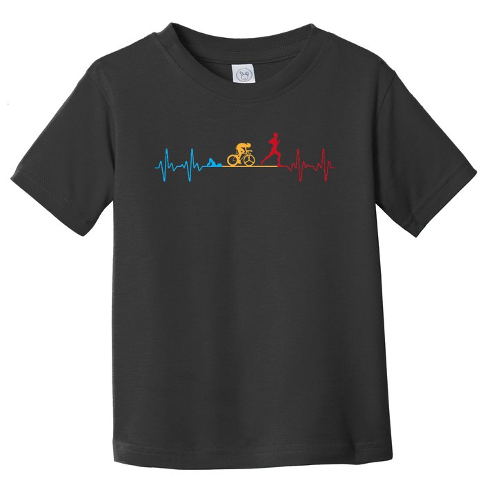 Cool Triathlon Art Triathlete Endurance Sport Toddler T-Shirt