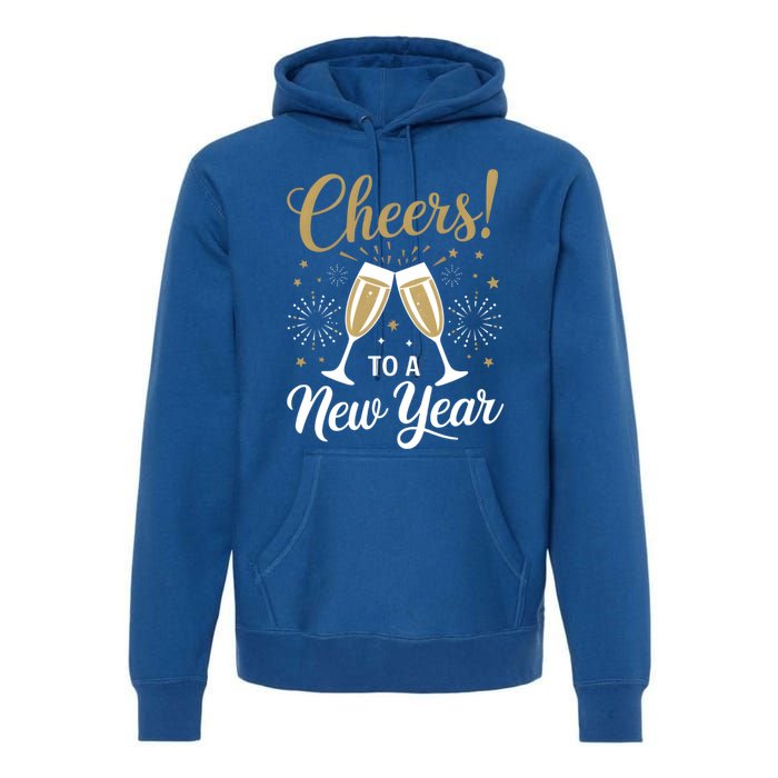 Cheers To A New Year Happy New Year 2025 Funny Gift Premium Hoodie