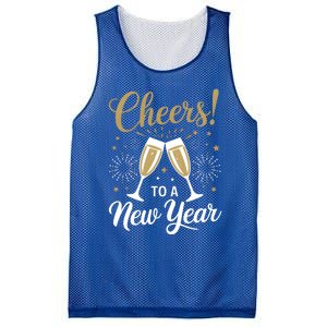 Cheers To A New Year Happy New Year 2025 Funny Gift Mesh Reversible Basketball Jersey Tank