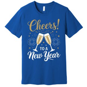 Cheers To A New Year Happy New Year 2025 Funny Gift Premium T-Shirt