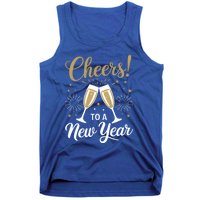 Cheers To A New Year Happy New Year 2025 Funny Gift Tank Top