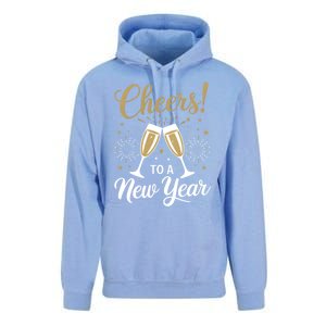 Cheers To A New Year Happy New Year 2025 Funny Gift Unisex Surf Hoodie