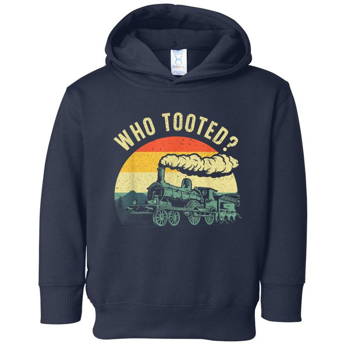 Cute Train Art Train Collector Train Lover Toddler Hoodie