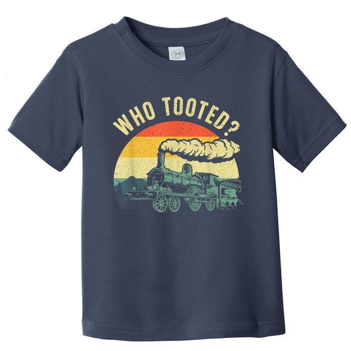 Cute Train Art Train Collector Train Lover Toddler T-Shirt