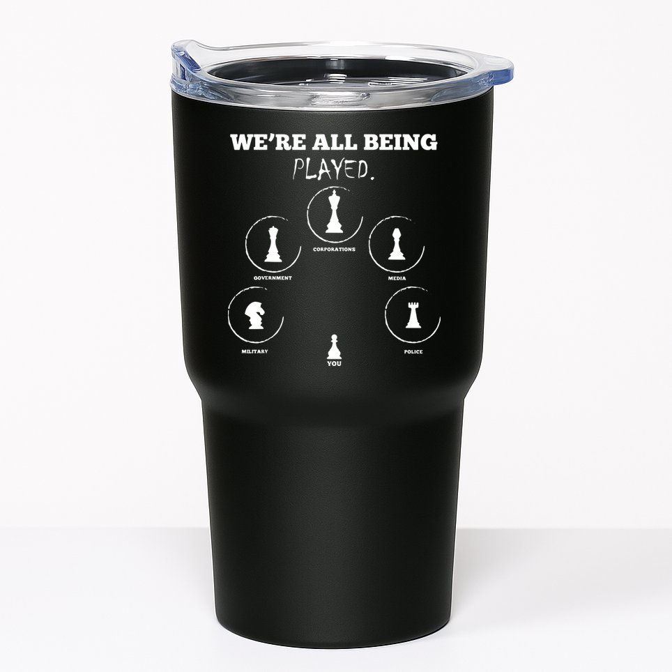 Conspiracy Theorist Anti Government Conspiracy Chess Tumbler