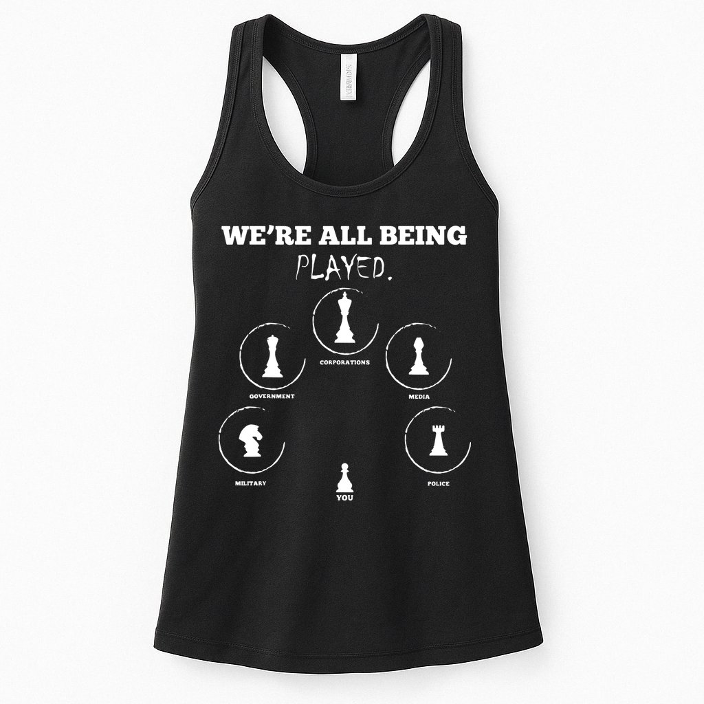 Conspiracy Theorist Anti Government Conspiracy Chess Womens Tank Top