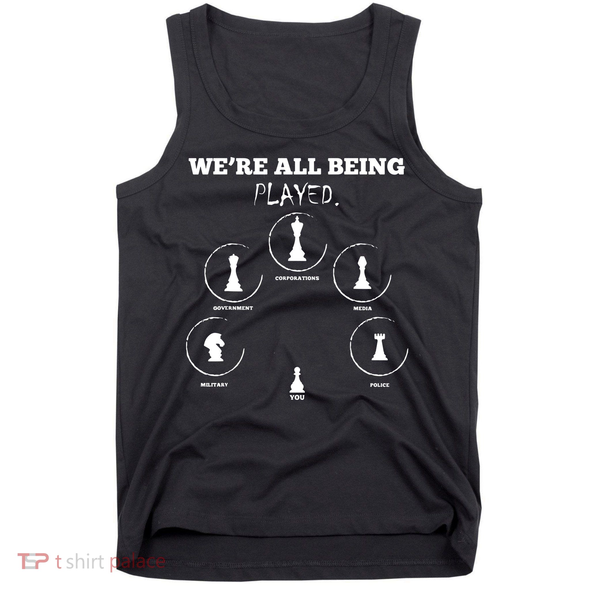 Conspiracy Theorist Anti Government Conspiracy Chess Tank Top