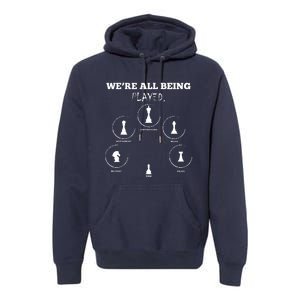 Conspiracy Theorist Anti Government Conspiracy Chess Premium Hoodie