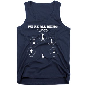 Conspiracy Theorist Anti Government Conspiracy Chess Tank Top