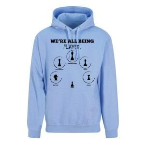 Conspiracy Theorist Anti Government Conspiracy Chess Unisex Surf Hoodie