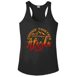 Cruisin Together Alaska 2024 Alaskan Cruise Trip Matching Ladies PosiCharge Competitor Racerback Tank