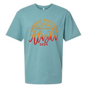 Cruisin Together Alaska 2024 Alaskan Cruise Trip Matching Sueded Cloud Jersey T-Shirt