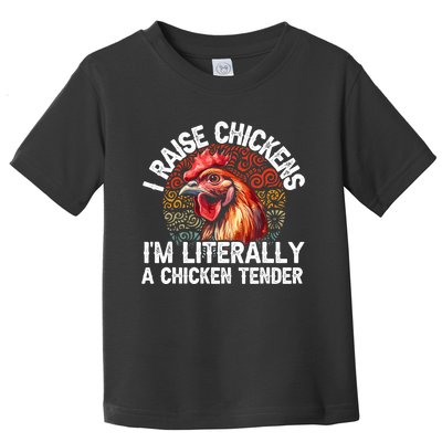 Chicken Tender Art Poultry Chicken Farmer Chicken Lovers Gift Toddler T-Shirt