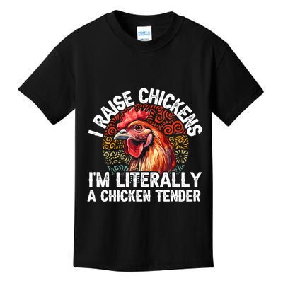 Chicken Tender Art Poultry Chicken Farmer Chicken Lovers Gift Kids T-Shirt
