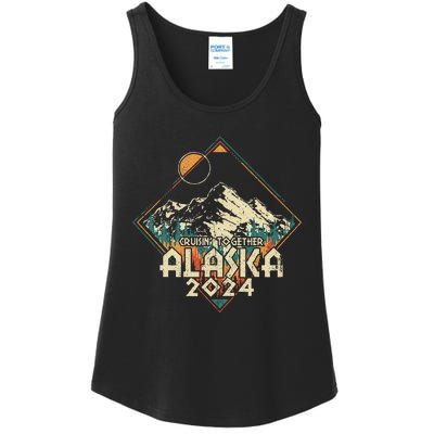 Cruisin Together Alaska 2024 Alaskan Cruise Trip Matching Ladies Essential Tank