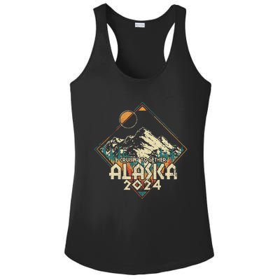 Cruisin Together Alaska 2024 Alaskan Cruise Trip Matching Ladies PosiCharge Competitor Racerback Tank