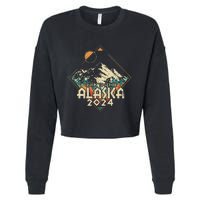 Cruisin Together Alaska 2024 Alaskan Cruise Trip Matching Cropped Pullover Crew