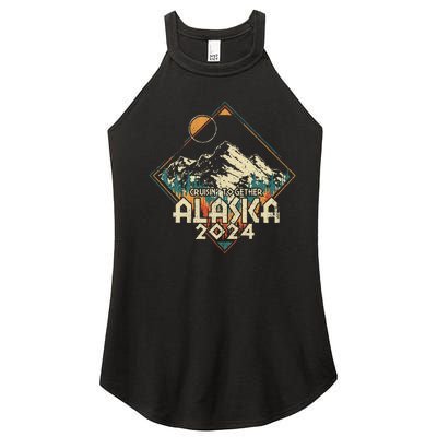 Cruisin Together Alaska 2024 Alaskan Cruise Trip Matching Women's Perfect Tri Rocker Tank