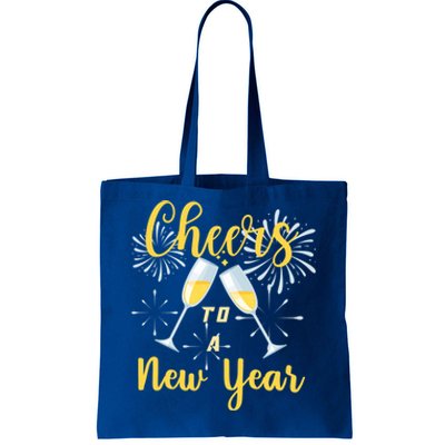 Cheers To A New Year New Years Eve Happy New Year Funny Gift Tote Bag