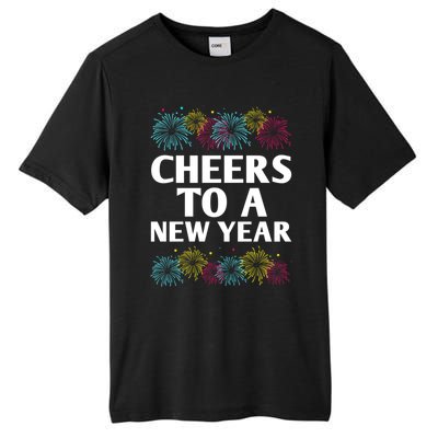 Cheers To A New Year Party Happy New Year Reunion Nye Family Gift Tall Fusion ChromaSoft Performance T-Shirt