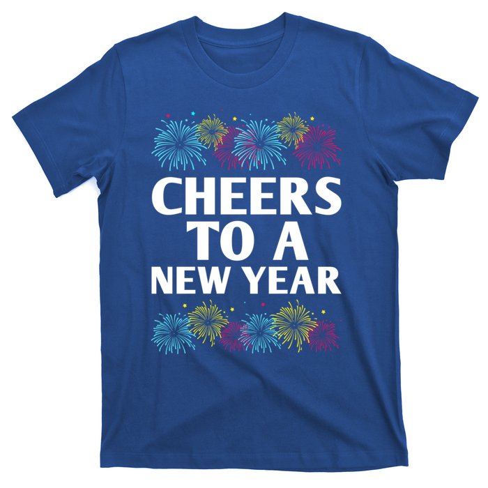 Cheers To A New Year Party Happy New Year Reunion Nye Family Gift T-Shirt