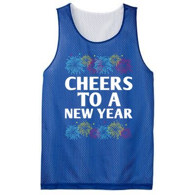 Cheers To A New Year Party Happy New Year Reunion Nye Family Gift Mesh Reversible Basketball Jersey Tank