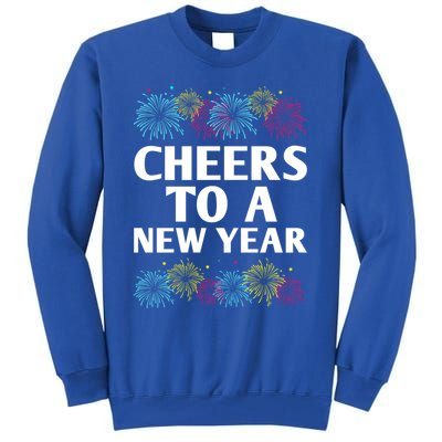 Cheers To A New Year Party Happy New Year Reunion Nye Family Gift Tall Sweatshirt