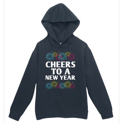 Cheers To A New Year Party Happy New Year Reunion Nye Family Gift Urban Pullover Hoodie